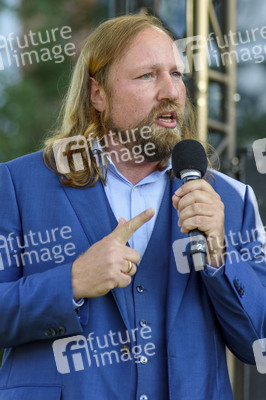 Bündnis 90/Die Grünen-Wahlkampfveranstaltung mit Annalena Baerbock und Anton Hofreiter in Würzburg