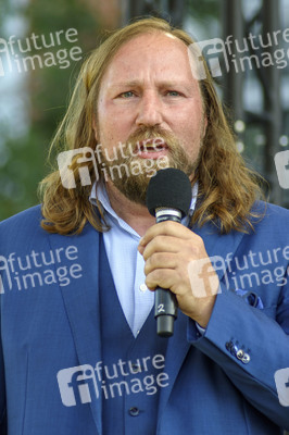 Bündnis 90/Die Grünen-Wahlkampfveranstaltung mit Annalena Baerbock und Anton Hofreiter in Würzburg
