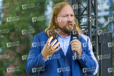 Bündnis 90/Die Grünen-Wahlkampfveranstaltung mit Annalena Baerbock und Anton Hofreiter in Würzburg