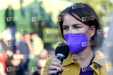 Bündnis 90/Die Grünen-Wahlkampfveranstaltung mit Annalena Baerbock und Anton Hofreiter in Würzburg