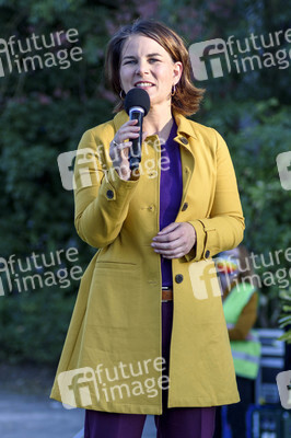 Bündnis 90/Die Grünen-Wahlkampfveranstaltung mit Annalena Baerbock und Anton Hofreiter in Würzburg