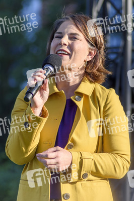 Bündnis 90/Die Grünen-Wahlkampfveranstaltung mit Annalena Baerbock und Anton Hofreiter in Würzburg