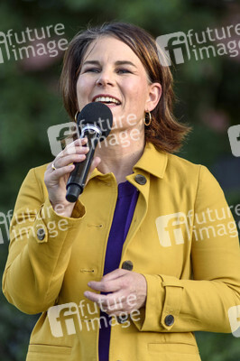 Bündnis 90/Die Grünen-Wahlkampfveranstaltung mit Annalena Baerbock und Anton Hofreiter in Würzburg