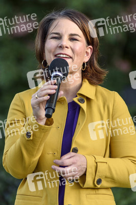 Bündnis 90/Die Grünen-Wahlkampfveranstaltung mit Annalena Baerbock und Anton Hofreiter in Würzburg
