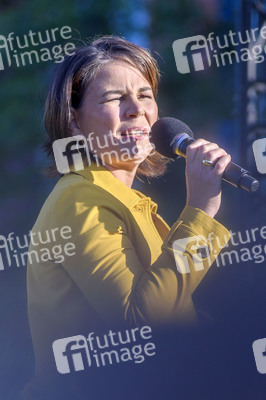 Bündnis 90/Die Grünen-Wahlkampfveranstaltung mit Annalena Baerbock und Anton Hofreiter in Würzburg