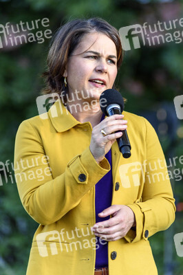 Bündnis 90/Die Grünen-Wahlkampfveranstaltung mit Annalena Baerbock und Anton Hofreiter in Würzburg