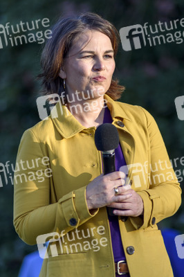 Bündnis 90/Die Grünen-Wahlkampfveranstaltung mit Annalena Baerbock und Anton Hofreiter in Würzburg
