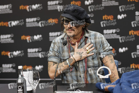 Pressekonferenz mit Johnny Depp, San Sebastian International Film Festival 2021