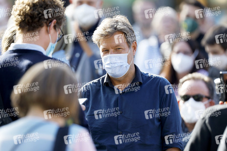 Bündnis 90/Die Grünen-Wahlkampfveranstaltung mit Robert Habeck in Köln