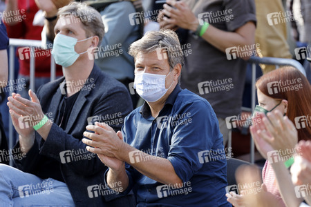 Bündnis 90/Die Grünen-Wahlkampfveranstaltung mit Robert Habeck in Köln