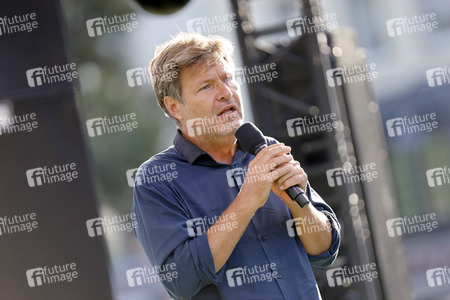 Bündnis 90/Die Grünen-Wahlkampfveranstaltung mit Robert Habeck in Köln