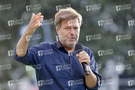 Bündnis 90/Die Grünen-Wahlkampfveranstaltung mit Robert Habeck in Köln