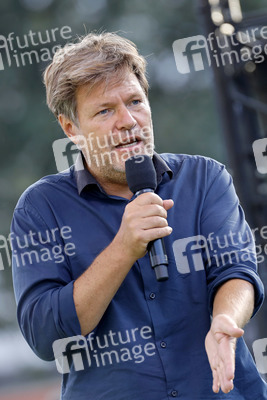 Bündnis 90/Die Grünen-Wahlkampfveranstaltung mit Robert Habeck in Köln