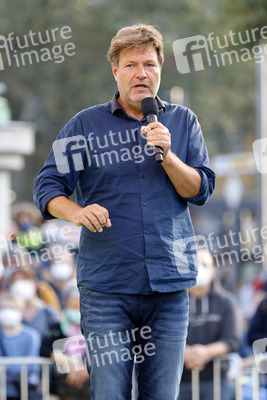 Bündnis 90/Die Grünen-Wahlkampfveranstaltung mit Robert Habeck in Köln