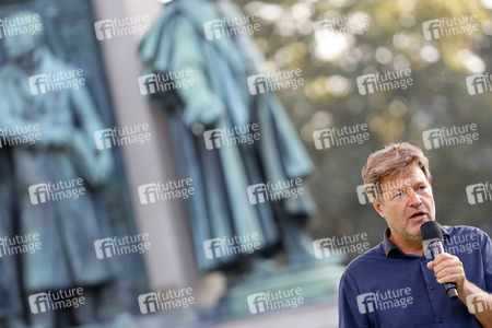 Bündnis 90/Die Grünen-Wahlkampfveranstaltung mit Robert Habeck in Köln