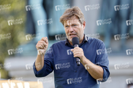 Bündnis 90/Die Grünen-Wahlkampfveranstaltung mit Robert Habeck in Köln