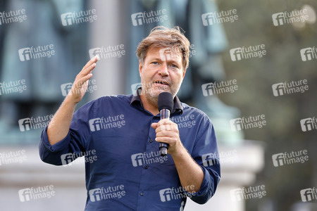 Bündnis 90/Die Grünen-Wahlkampfveranstaltung mit Robert Habeck in Köln