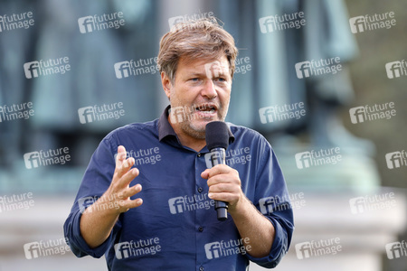 Bündnis 90/Die Grünen-Wahlkampfveranstaltung mit Robert Habeck in Köln