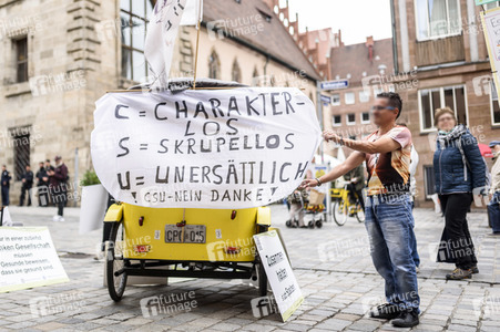Corona-Impfaktion mit Markus Söder in Nürnberg