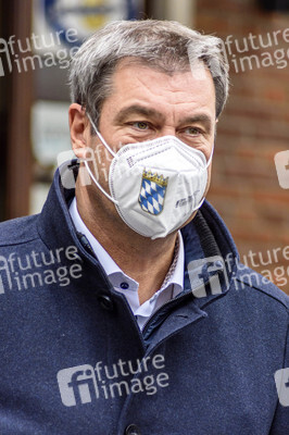 Corona-Impfaktion mit Markus Söder in Nürnberg