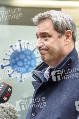 Corona-Impfaktion mit Markus Söder in Nürnberg