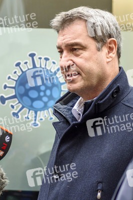 Corona-Impfaktion mit Markus Söder in Nürnberg