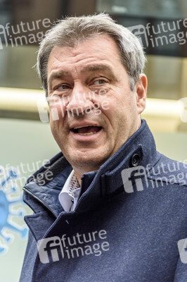 Corona-Impfaktion mit Markus Söder in Nürnberg