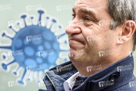 Corona-Impfaktion mit Markus Söder in Nürnberg