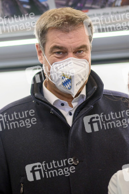 Corona-Impfaktion mit Markus Söder in Nürnberg