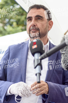 Corona-Impfaktion mit Markus Söder in Nürnberg