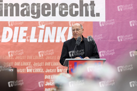 Auftaktveranstaltung zum 48-Stunden-Wahlkampf der Partei Die Linke in Berlin