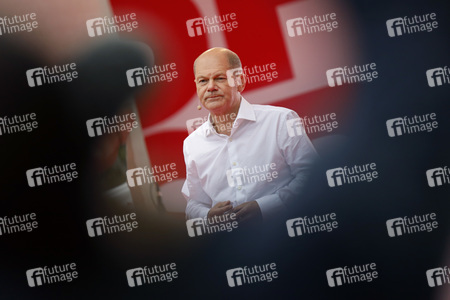 SPD-Wahlkampfveranstaltung mit Olaf Scholz in Köln
