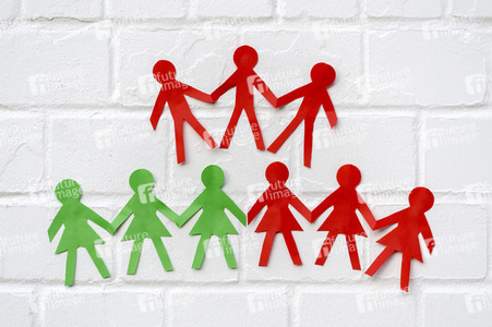 Symbolfoto Rot-Rot-Grün Koalition