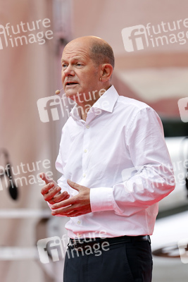 SPD-Wahlkampfveranstaltung mit Olaf Scholz in Köln