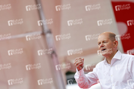 SPD-Wahlkampfveranstaltung mit Olaf Scholz in Köln