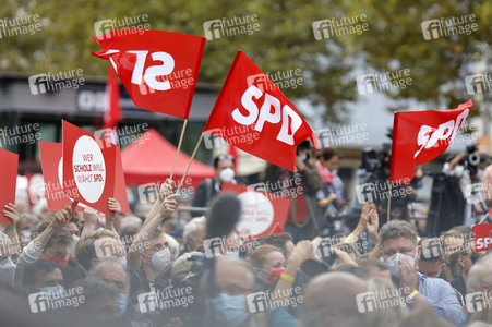 SPD-Wahlkampfveranstaltung mit Olaf Scholz in Köln