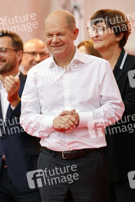 SPD-Wahlkampfveranstaltung mit Olaf Scholz in Köln