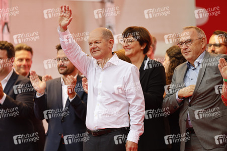 SPD-Wahlkampfveranstaltung mit Olaf Scholz in Köln