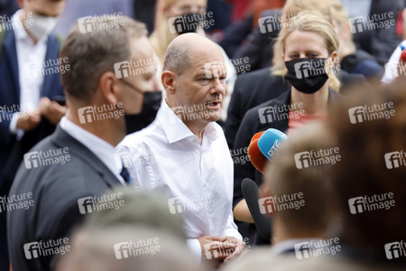 SPD-Wahlkampfveranstaltung mit Olaf Scholz in Köln