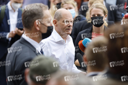 SPD-Wahlkampfveranstaltung mit Olaf Scholz in Köln
