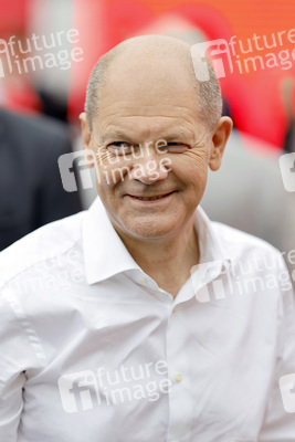 SPD-Wahlkampfveranstaltung mit Olaf Scholz in Köln