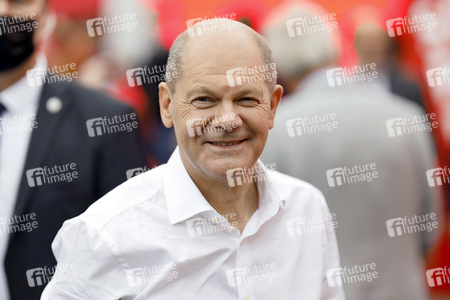 SPD-Wahlkampfveranstaltung mit Olaf Scholz in Köln