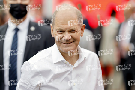 SPD-Wahlkampfveranstaltung mit Olaf Scholz in Köln