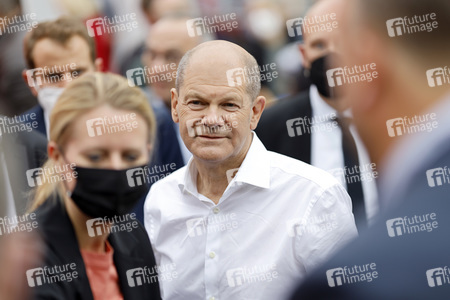 SPD-Wahlkampfveranstaltung mit Olaf Scholz in Köln