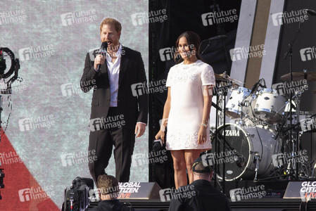 Prinz Harry und Herzogin Meghan Markle beim Global Citizen Live Event in New York