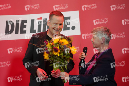 Wahlparty der Partei Die Linke in Berlin