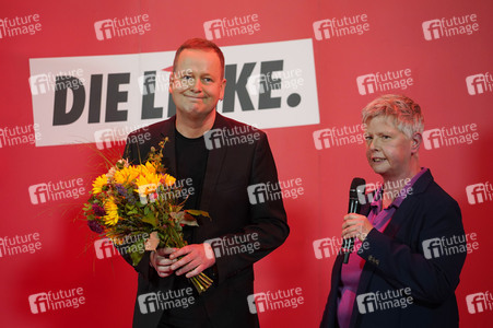 Wahlparty der Partei Die Linke in Berlin