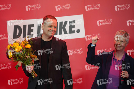 Wahlparty der Partei Die Linke in Berlin