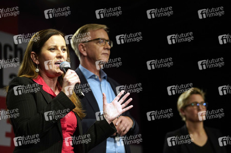 Wahlparty der Partei Die Linke in Berlin