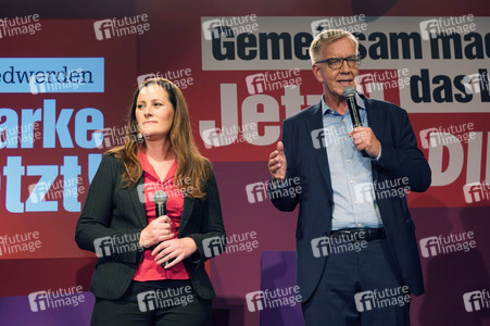 Wahlparty der Partei Die Linke in Berlin